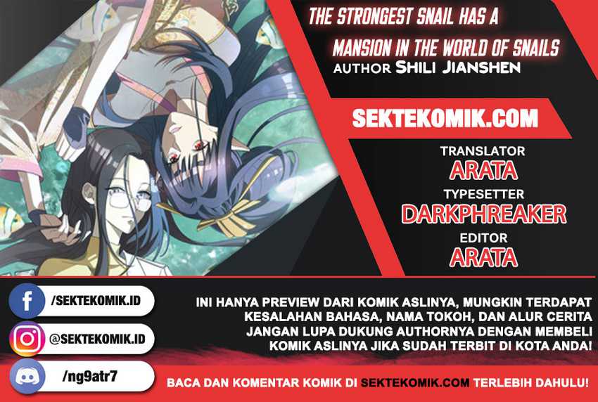 Baca Komik The Strongest Snail Has A Mansion In The World Of Snails Chapter 08 Gambar 1