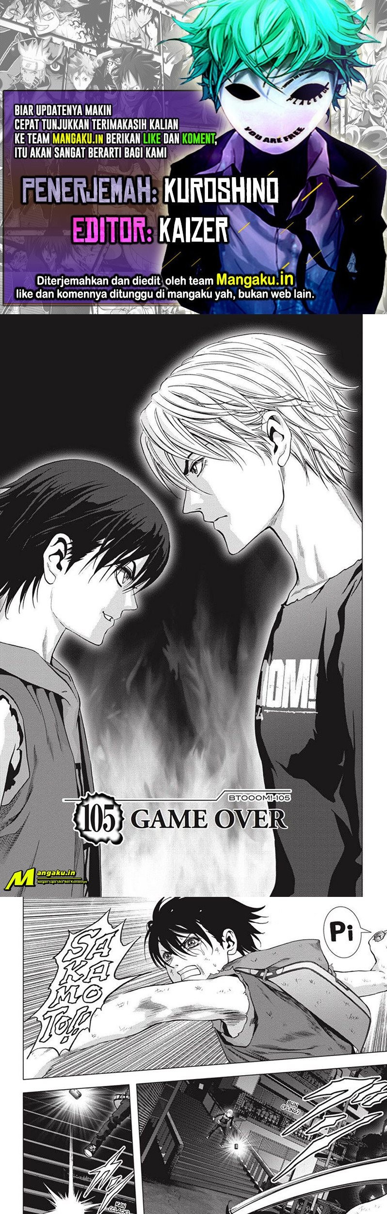 Baca Komik Btooom! Chapter 105.1 Gambar 1