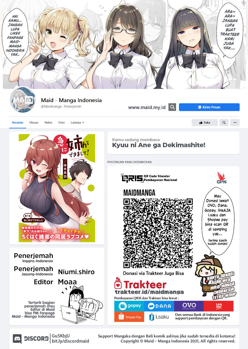 Baca  Kyuu ni Ane ga Dekimashite! Chapter 04 Gambar 2