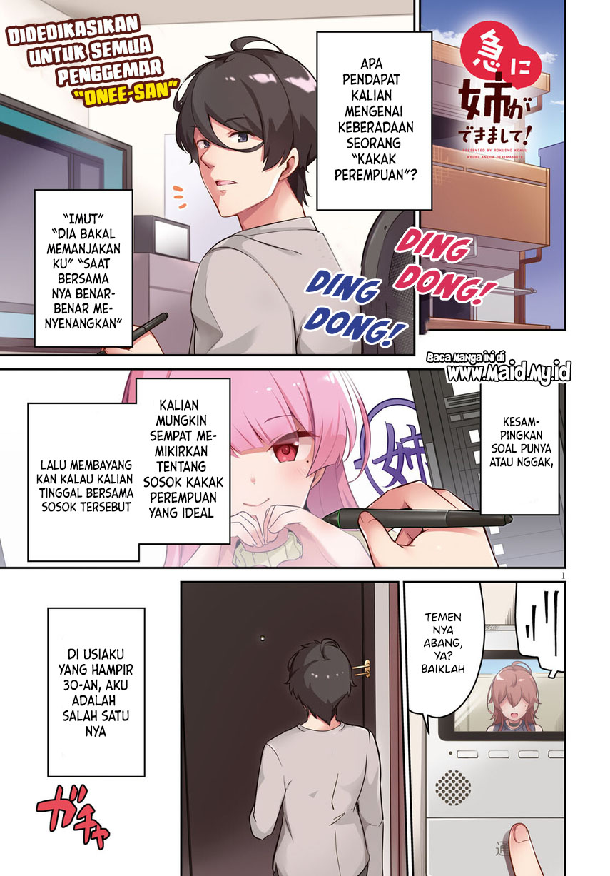 Baca  Kyuu ni Ane ga Dekimashite! Chapter 01 Gambar 2