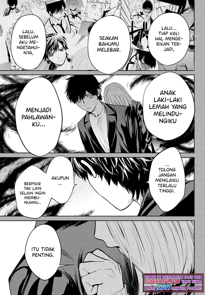 Konya wa Tsuki ga Kirei Desu ga, Toriaezu Shi ne Chapter 33 Gambar 39