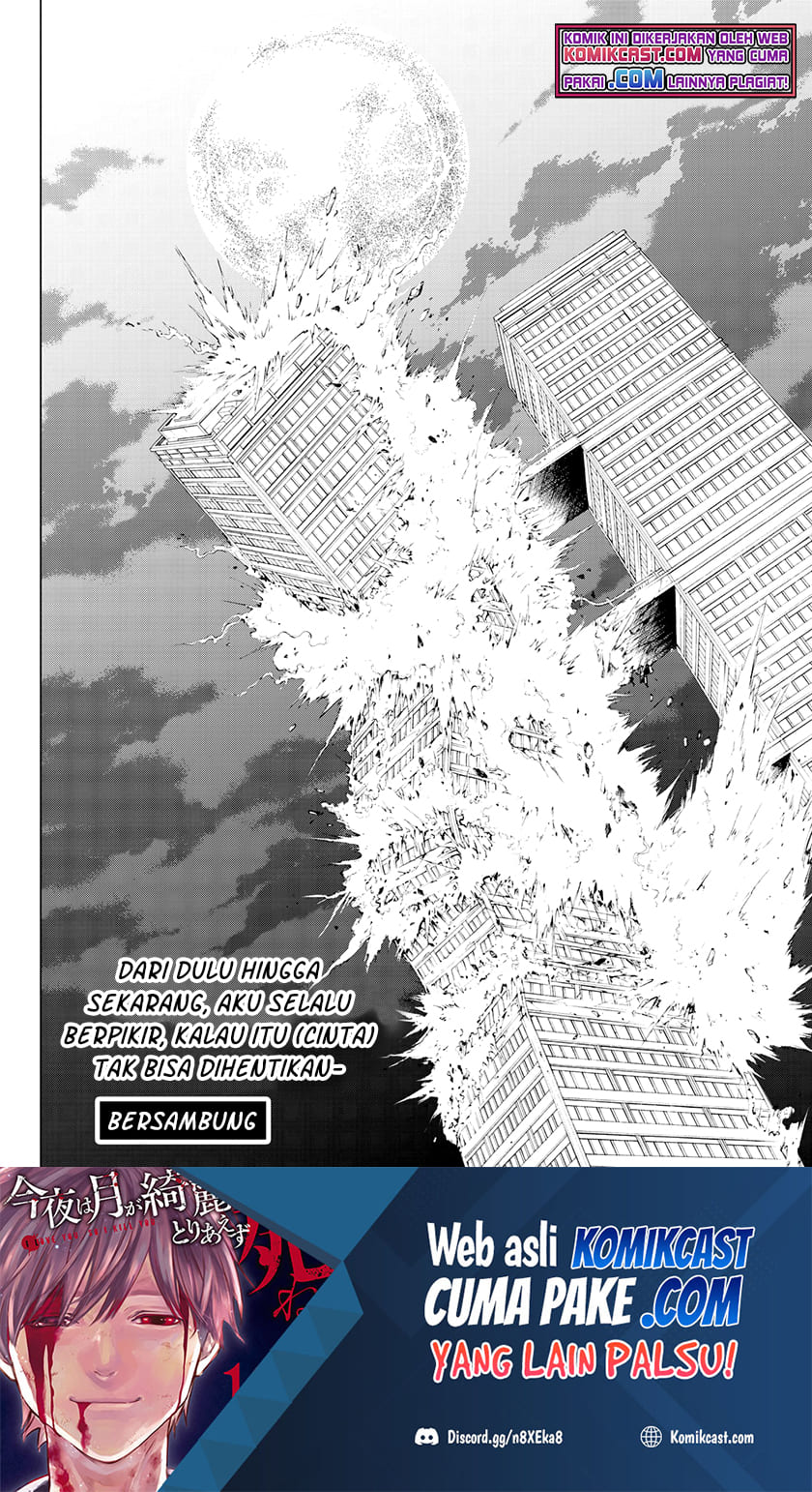Konya wa Tsuki ga Kirei Desu ga, Toriaezu Shi ne Chapter 33 Gambar 47