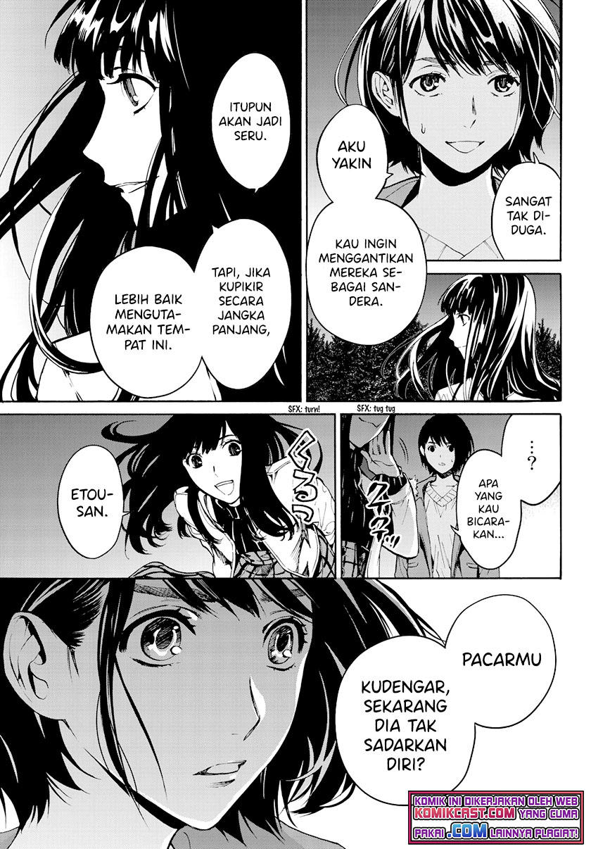 Konya wa Tsuki ga Kirei Desu ga, Toriaezu Shi ne Chapter 31 Gambar 42