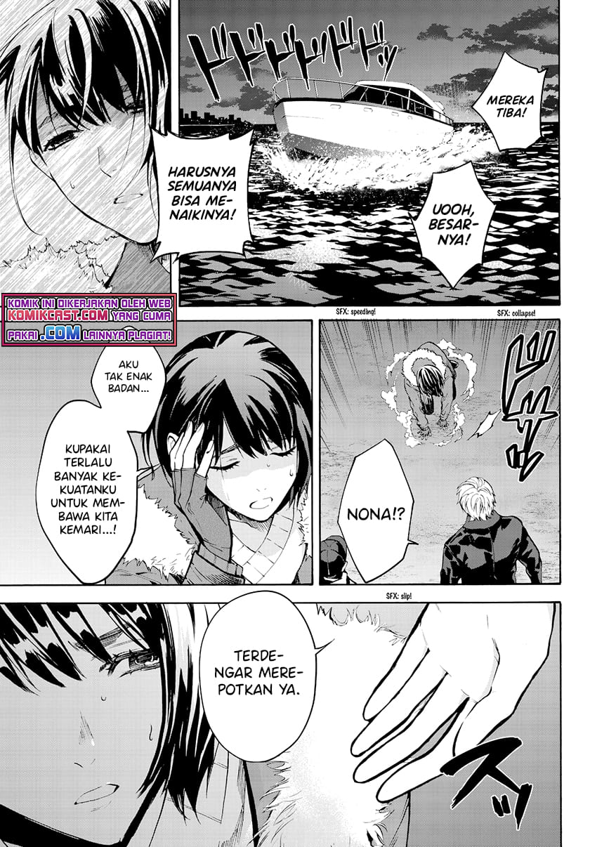 Konya wa Tsuki ga Kirei Desu ga, Toriaezu Shi ne Chapter 30 Gambar 44