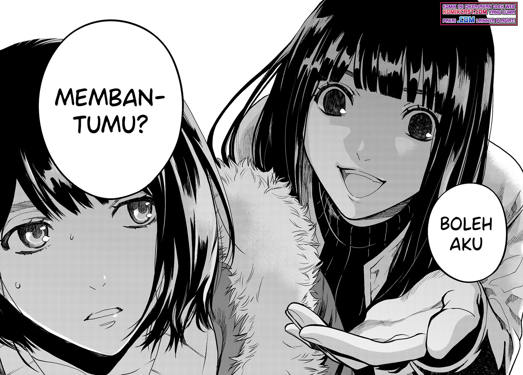 Konya wa Tsuki ga Kirei Desu ga, Toriaezu Shi ne Chapter 30 Gambar 45