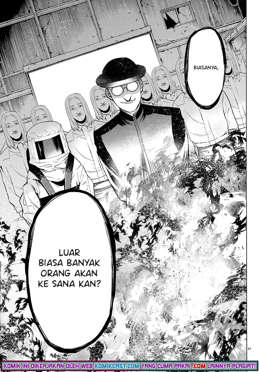 Konya wa Tsuki ga Kirei Desu ga, Toriaezu Shi ne Chapter 23 Gambar 42