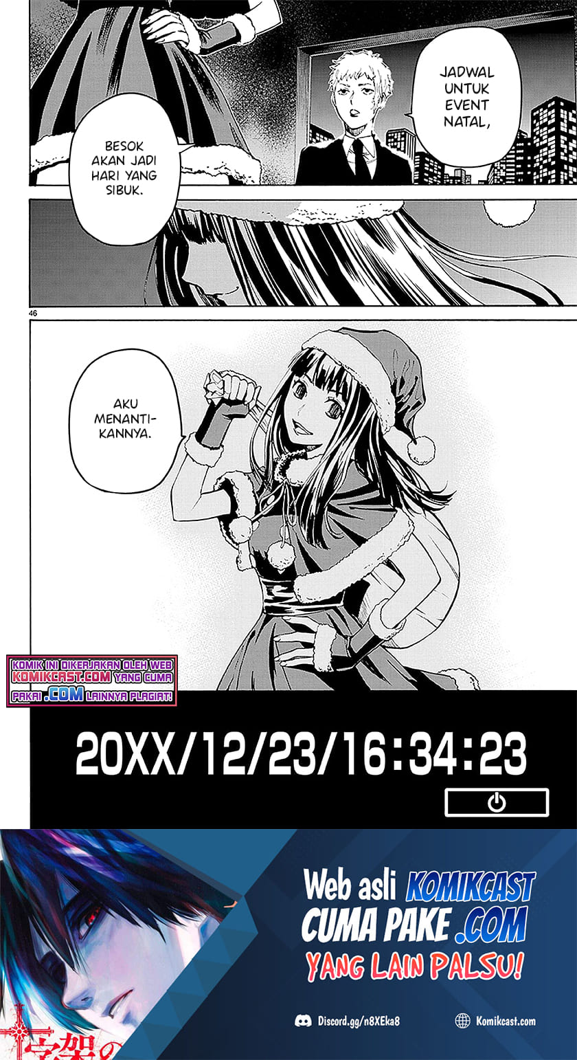 Konya wa Tsuki ga Kirei Desu ga, Toriaezu Shi ne Chapter 23 Gambar 47