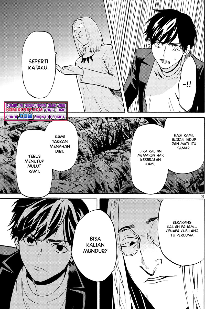 Konya wa Tsuki ga Kirei Desu ga, Toriaezu Shi ne Chapter 22 Gambar 36