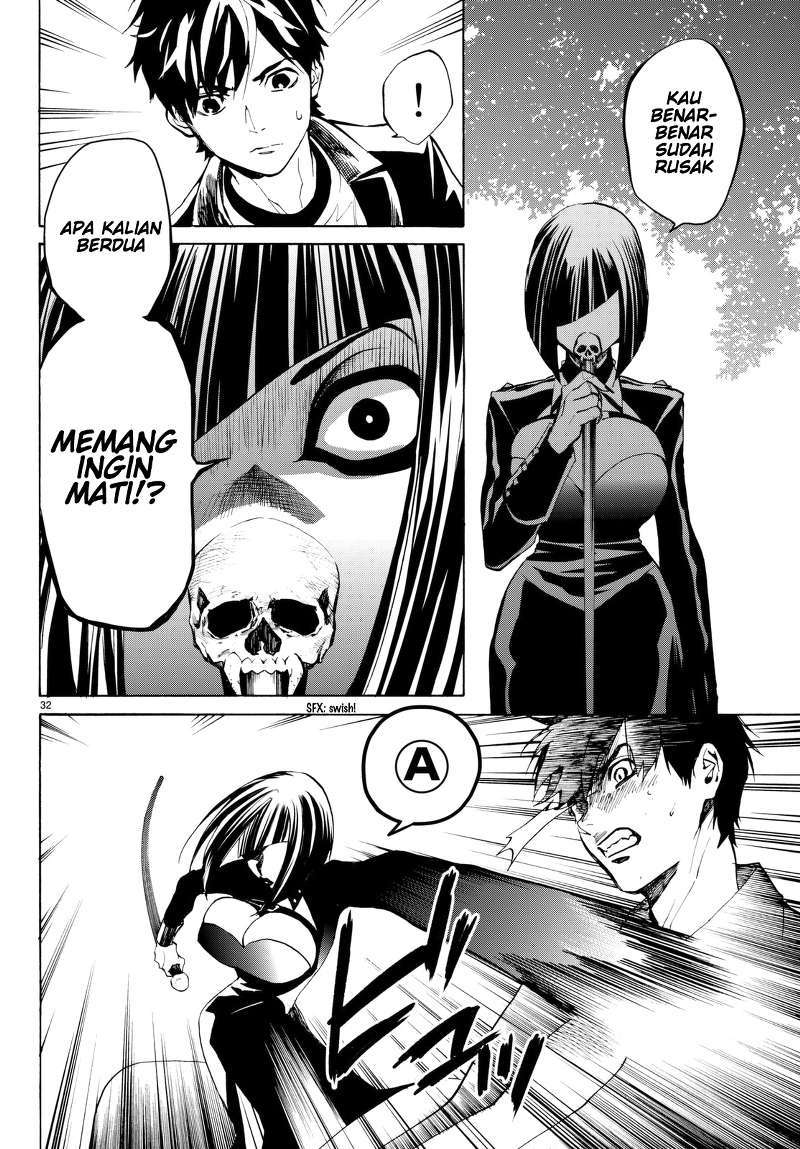 Konya wa Tsuki ga Kirei Desu ga, Toriaezu Shi ne Chapter 20 Gambar 36