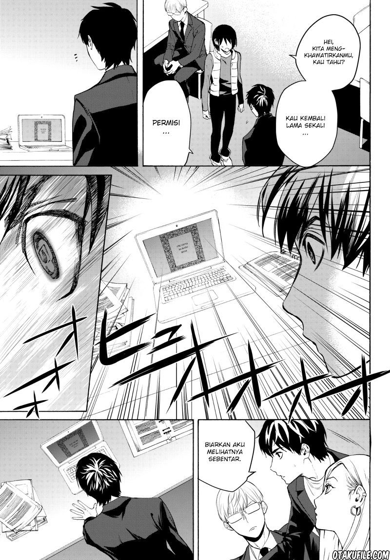 Konya wa Tsuki ga Kirei Desu ga, Toriaezu Shi ne Chapter 19 Gambar 33