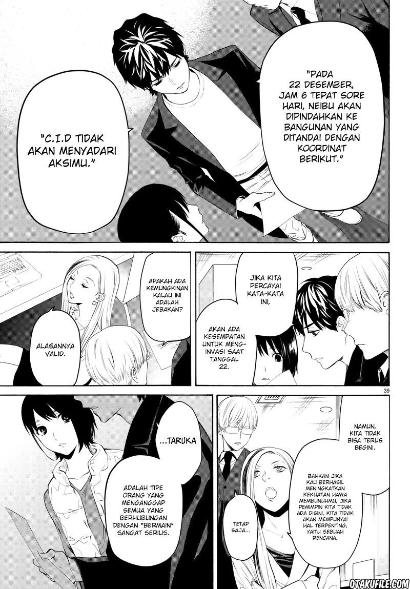 Konya wa Tsuki ga Kirei Desu ga, Toriaezu Shi ne Chapter 19 Gambar 37