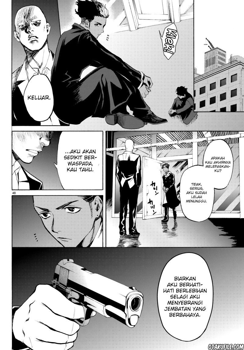 Konya wa Tsuki ga Kirei Desu ga, Toriaezu Shi ne Chapter 19 Gambar 46