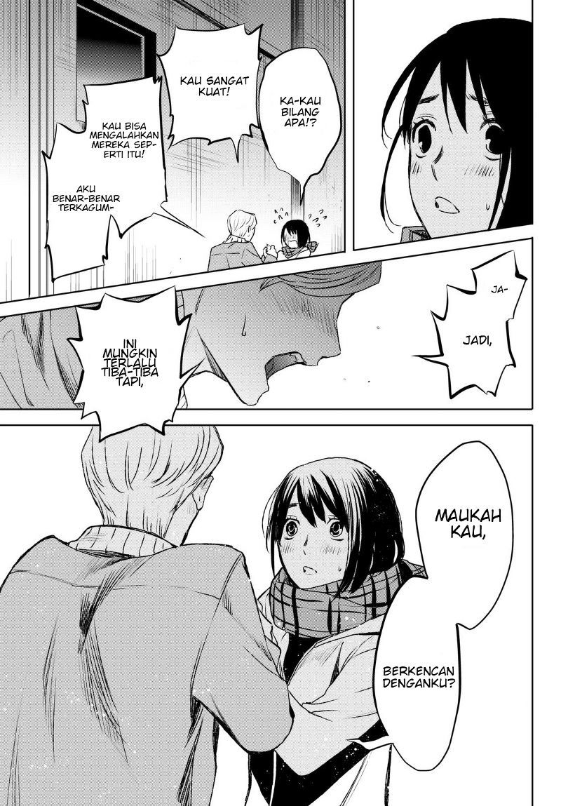 Konya wa Tsuki ga Kirei Desu ga, Toriaezu Shi ne Chapter 17 Gambar 17