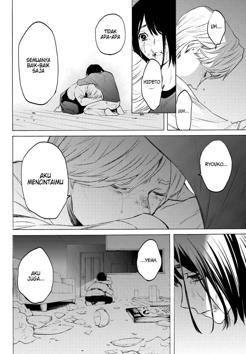 Konya wa Tsuki ga Kirei Desu ga, Toriaezu Shi ne Chapter 17 Gambar 33