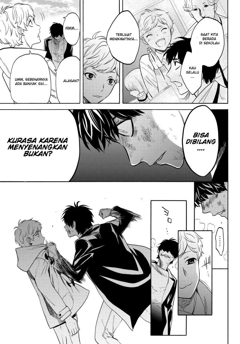 Konya wa Tsuki ga Kirei Desu ga, Toriaezu Shi ne Chapter 16 Gambar 43