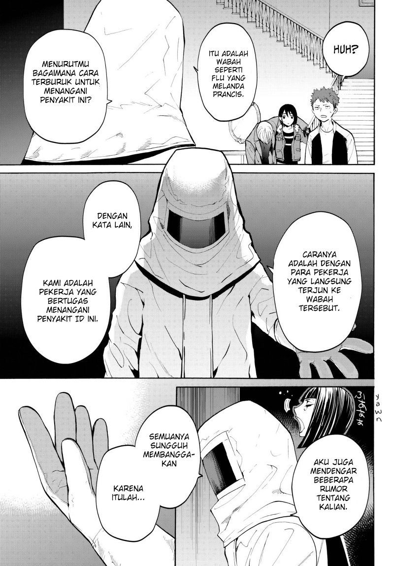 Konya wa Tsuki ga Kirei Desu ga, Toriaezu Shi ne Chapter 15 Gambar 13