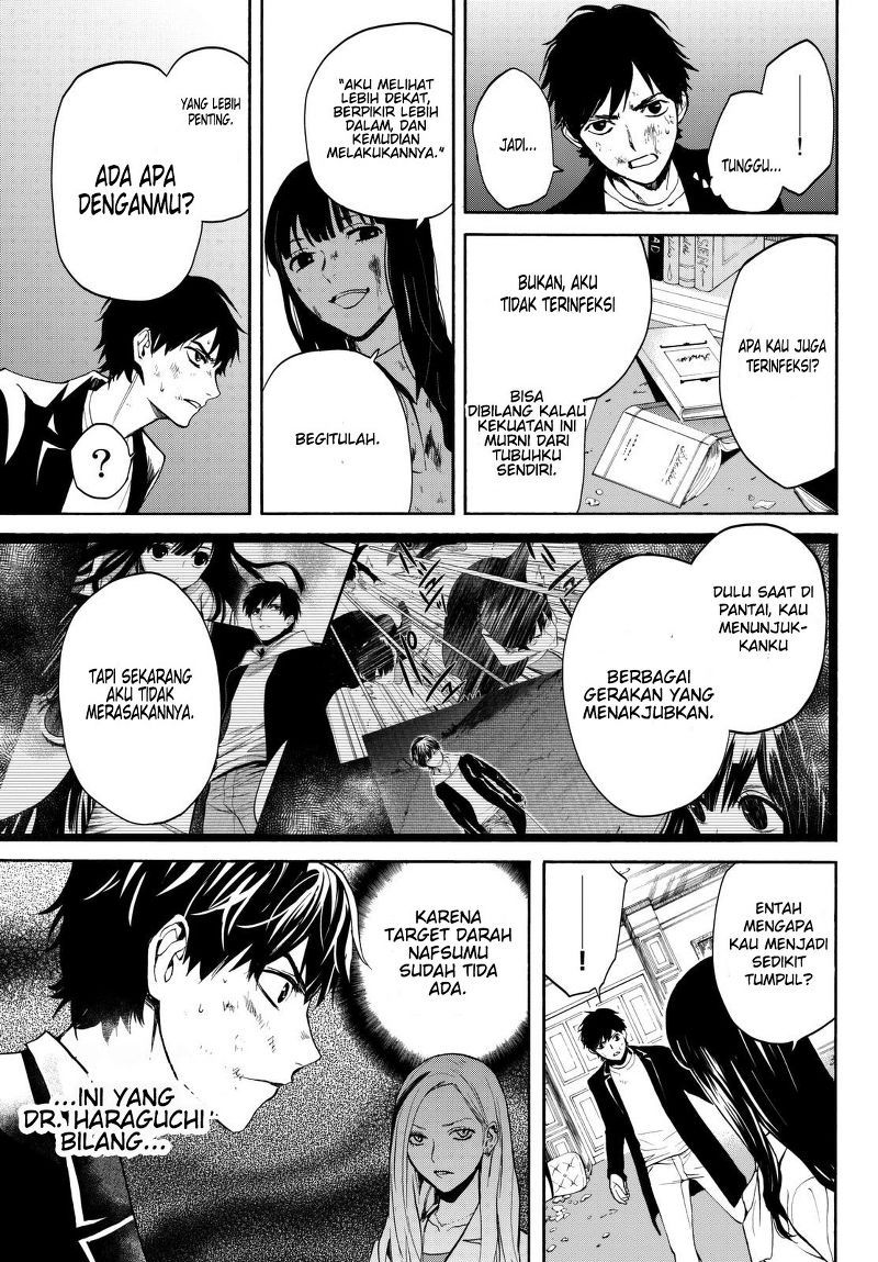 Konya wa Tsuki ga Kirei Desu ga, Toriaezu Shi ne Chapter 15 Gambar 35