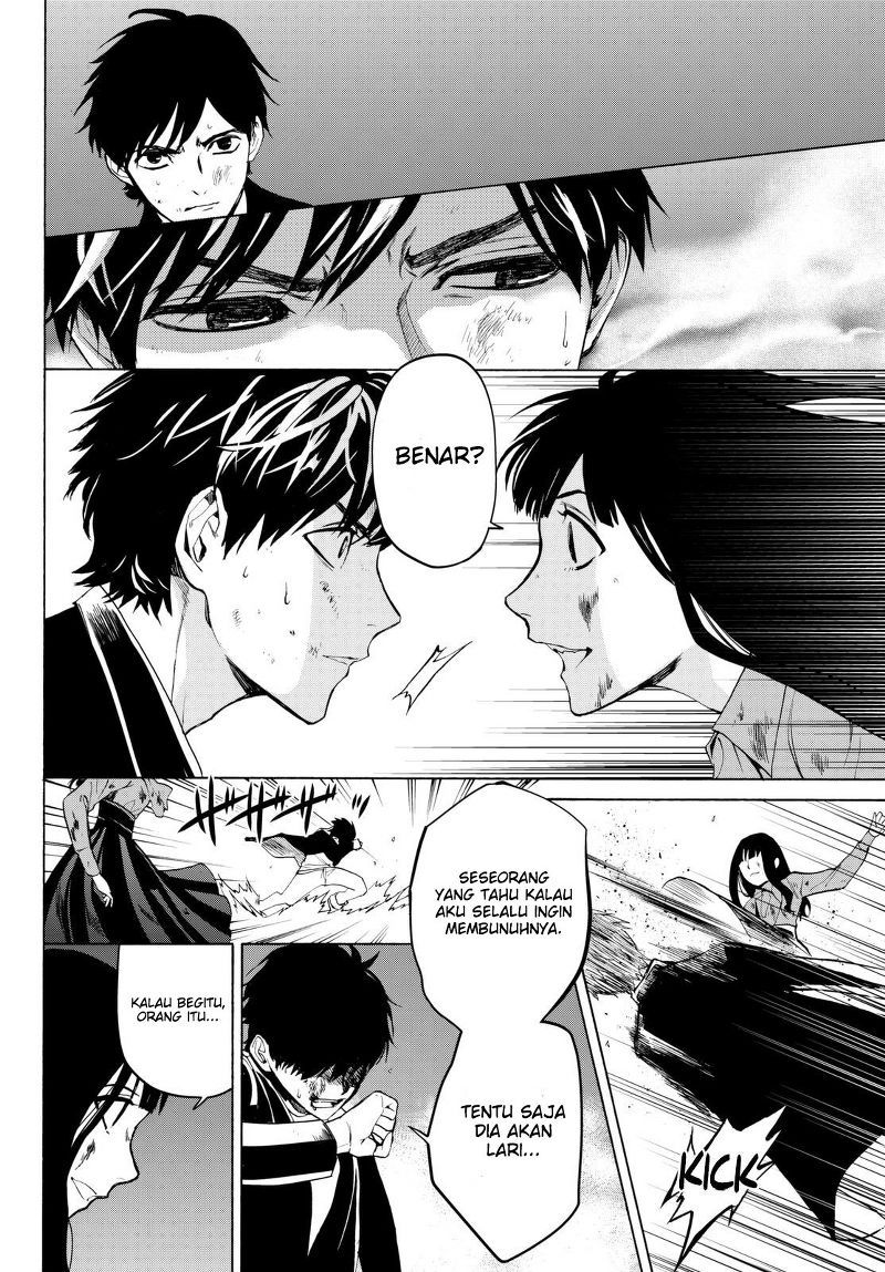 Konya wa Tsuki ga Kirei Desu ga, Toriaezu Shi ne Chapter 15 Gambar 38