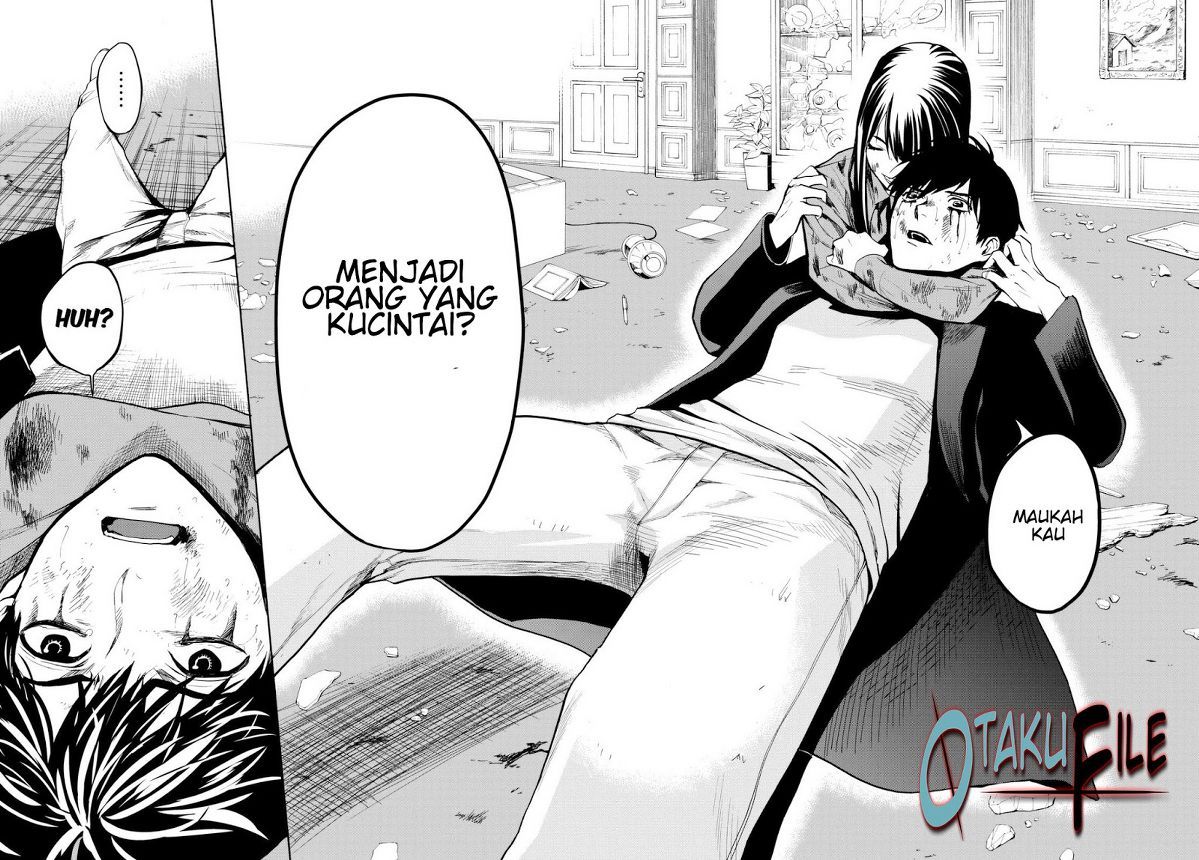 Konya wa Tsuki ga Kirei Desu ga, Toriaezu Shi ne Chapter 15 Gambar 52