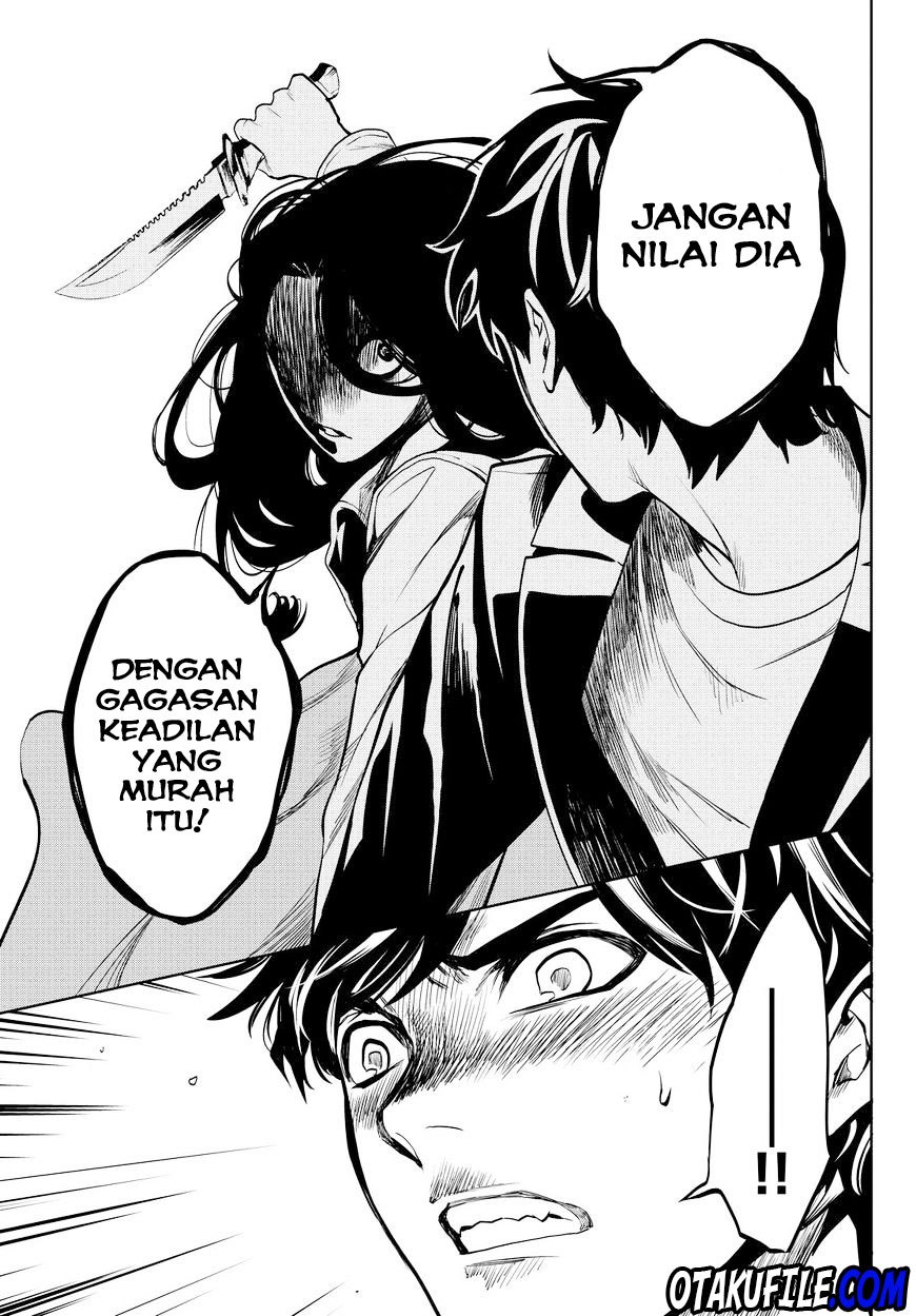 Konya wa Tsuki ga Kirei Desu ga, Toriaezu Shi ne Chapter 14 Gambar 19