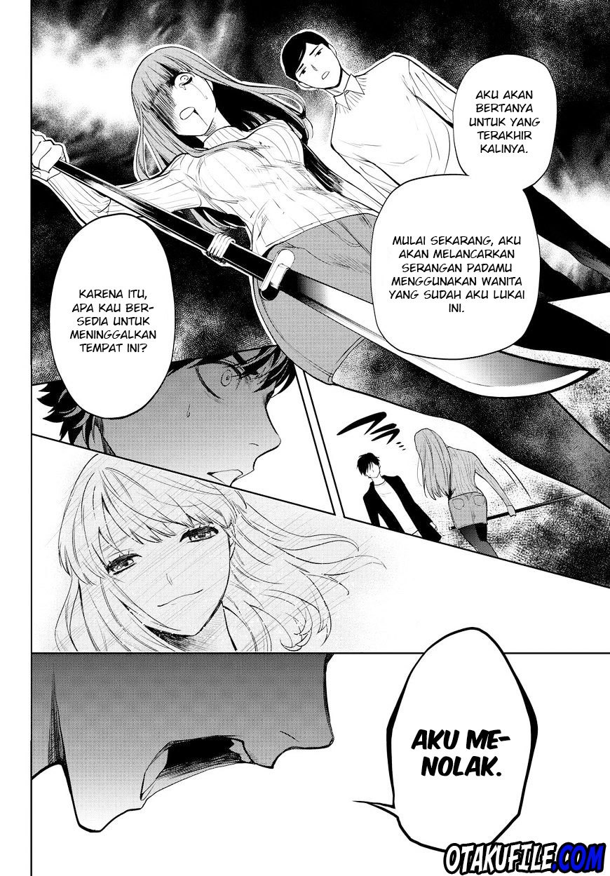 Konya wa Tsuki ga Kirei Desu ga, Toriaezu Shi ne Chapter 14 Gambar 38
