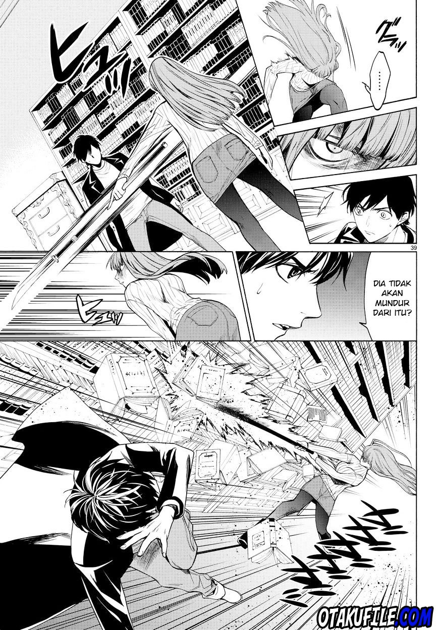 Konya wa Tsuki ga Kirei Desu ga, Toriaezu Shi ne Chapter 14 Gambar 43