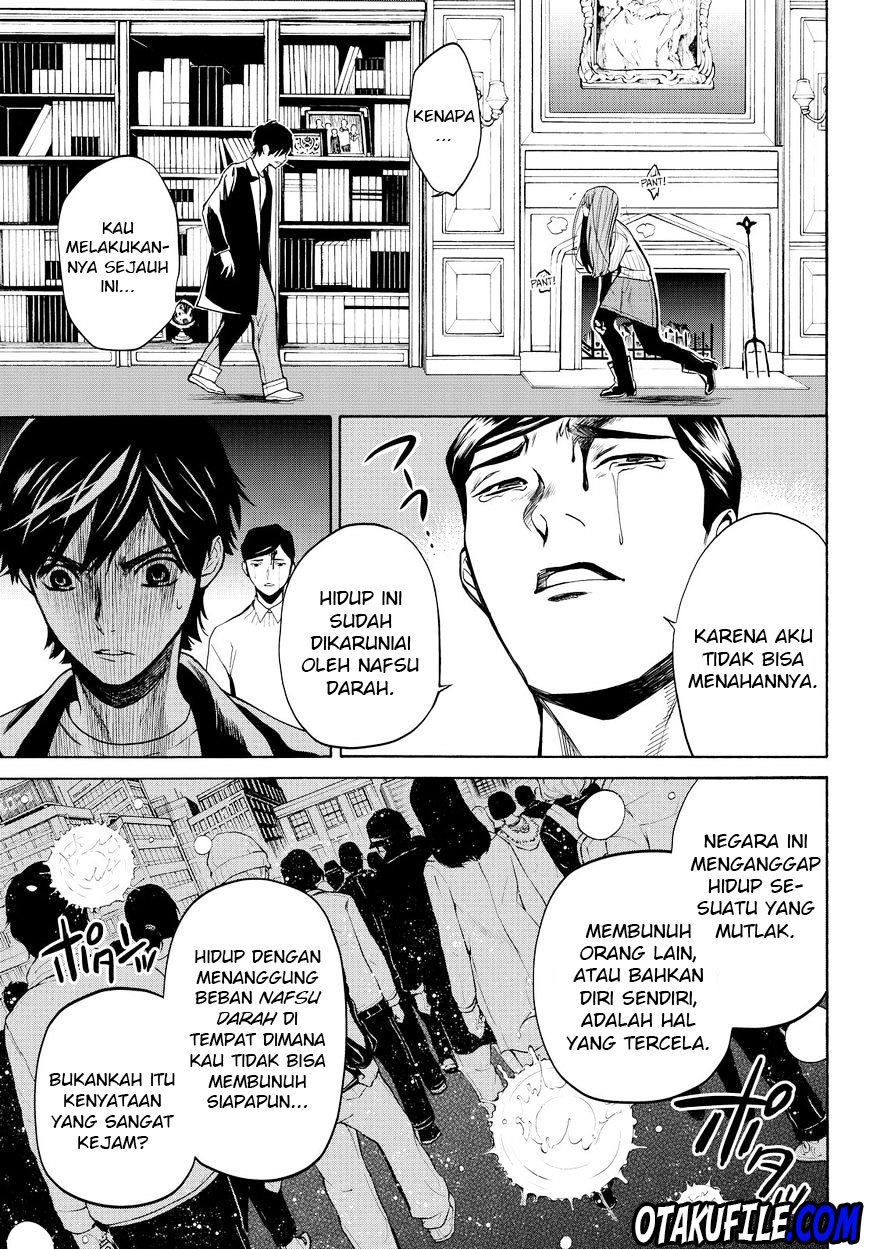 Konya wa Tsuki ga Kirei Desu ga, Toriaezu Shi ne Chapter 14 Gambar 49