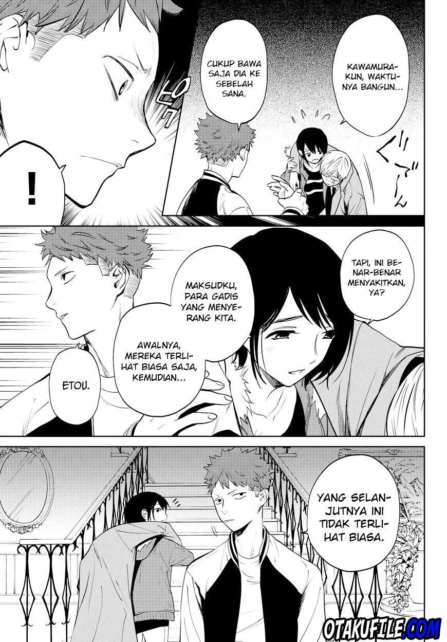 Konya wa Tsuki ga Kirei Desu ga, Toriaezu Shi ne Chapter 14 Gambar 60