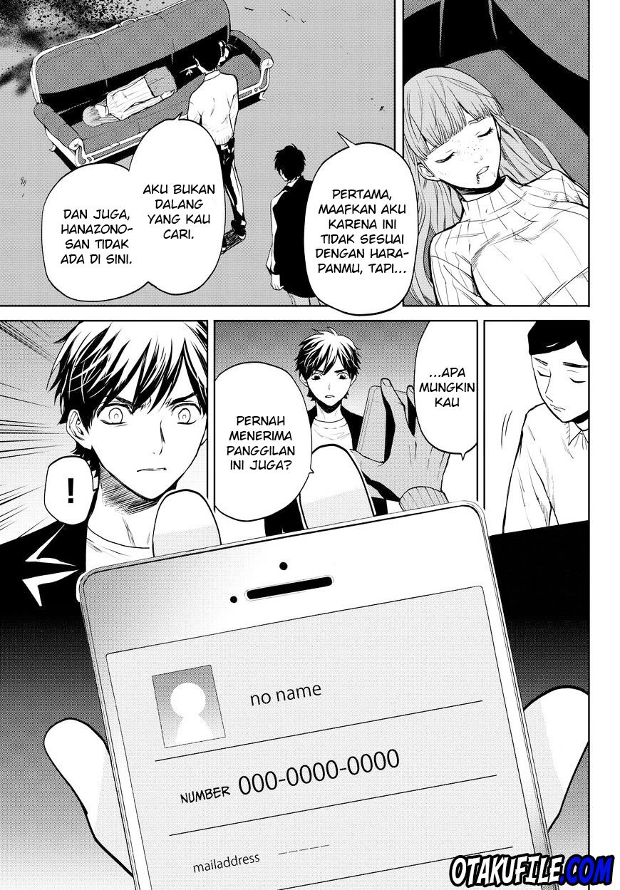 Konya wa Tsuki ga Kirei Desu ga, Toriaezu Shi ne Chapter 14 Gambar 62