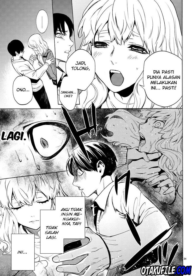 Konya wa Tsuki ga Kirei Desu ga, Toriaezu Shi ne Chapter 13 Gambar 35