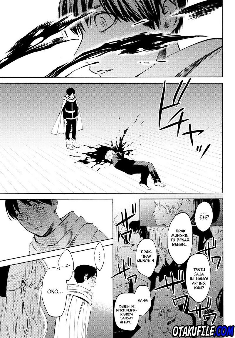 Konya wa Tsuki ga Kirei Desu ga, Toriaezu Shi ne Chapter 13 Gambar 57
