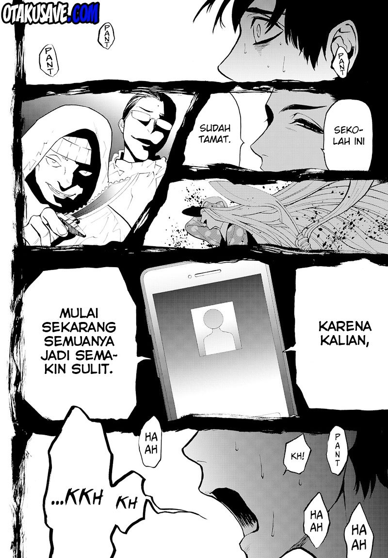 Konya wa Tsuki ga Kirei Desu ga, Toriaezu Shi ne Chapter 08 Gambar 36