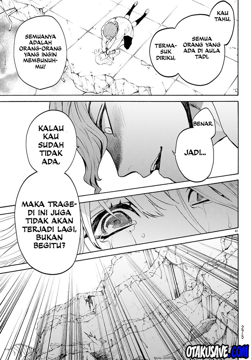 Konya wa Tsuki ga Kirei Desu ga, Toriaezu Shi ne Chapter 08 Gambar 41