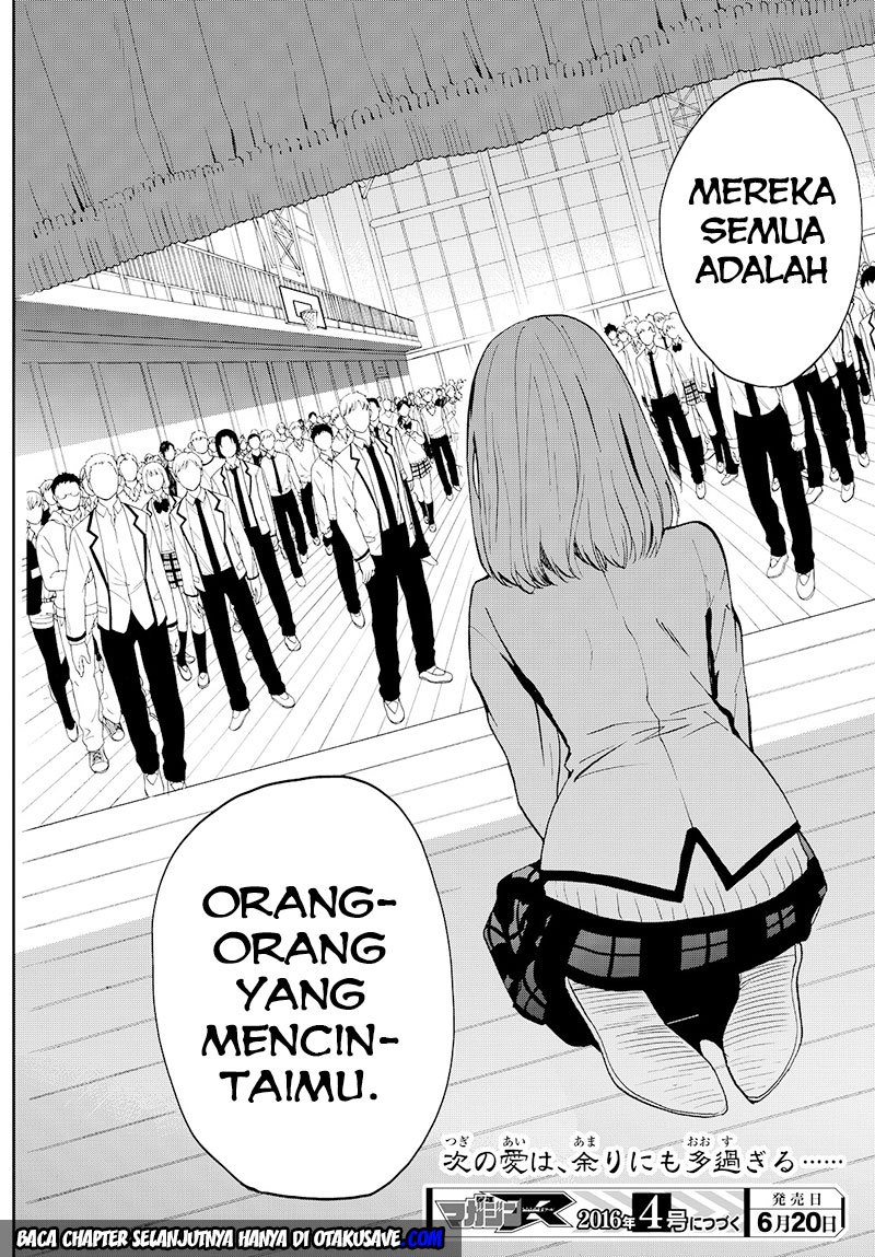 Konya wa Tsuki ga Kirei Desu ga, Toriaezu Shi ne Chapter 07 Gambar 67