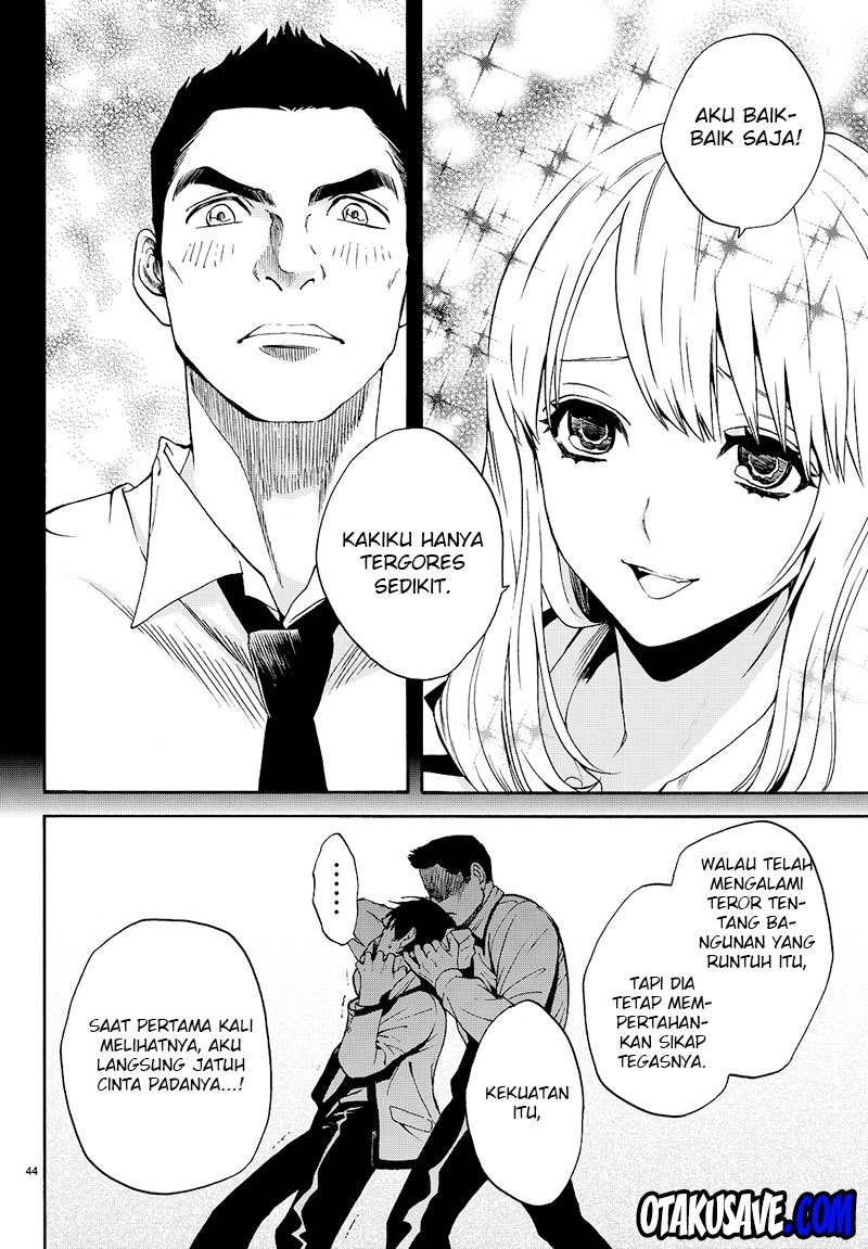 Konya wa Tsuki ga Kirei Desu ga, Toriaezu Shi ne Chapter 06 Gambar 44