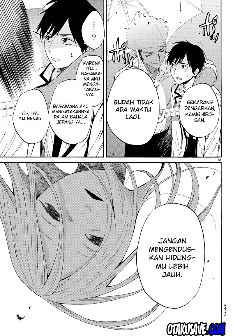 Konya wa Tsuki ga Kirei Desu ga, Toriaezu Shi ne Chapter 06 Gambar 50