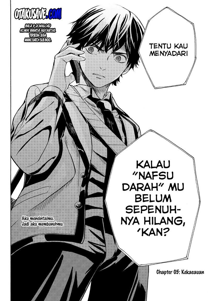 Konya wa Tsuki ga Kirei Desu ga, Toriaezu Shi ne Chapter 05 Gambar 3