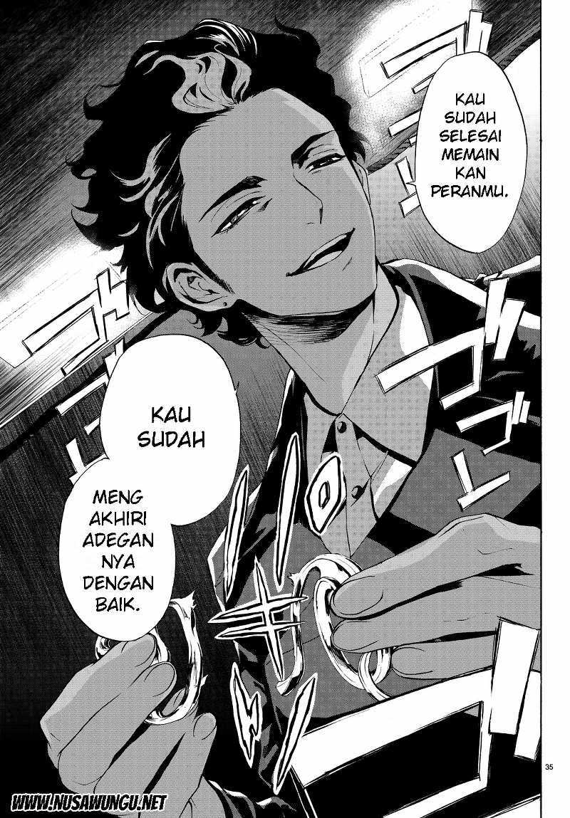 Konya wa Tsuki ga Kirei Desu ga, Toriaezu Shi ne Chapter 04 Gambar 36