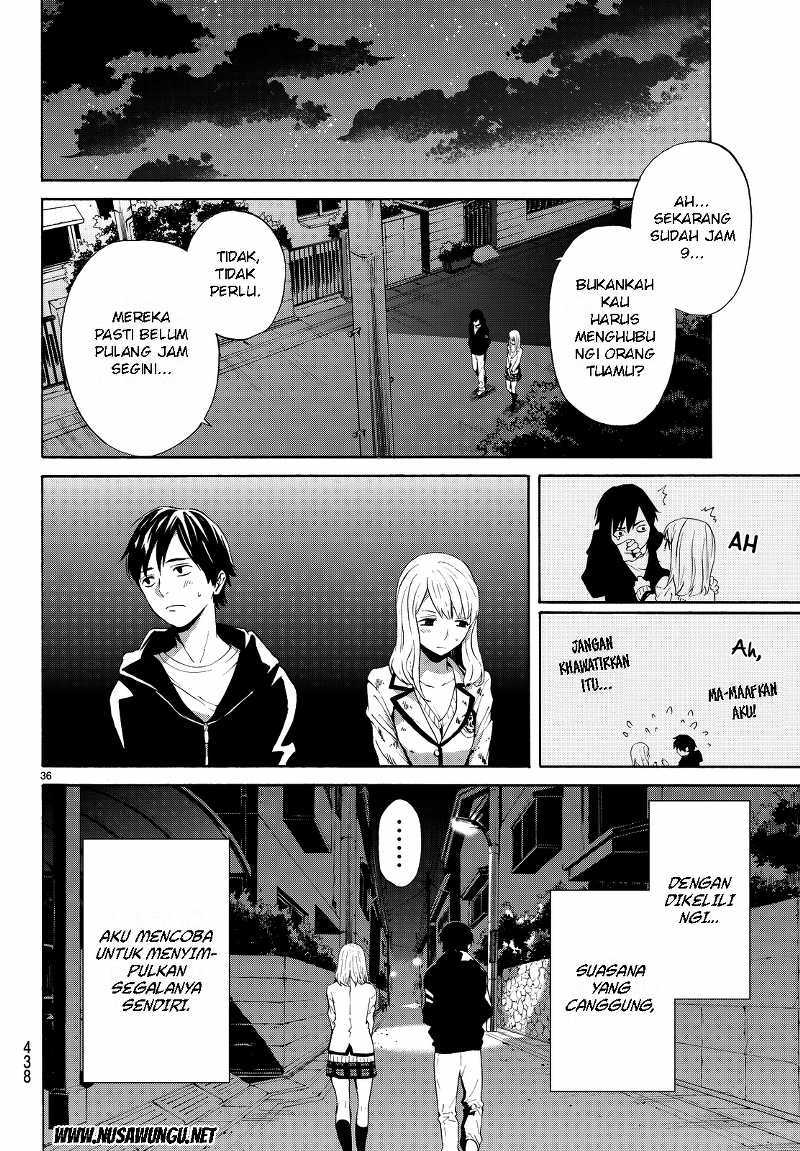 Konya wa Tsuki ga Kirei Desu ga, Toriaezu Shi ne Chapter 04 Gambar 37