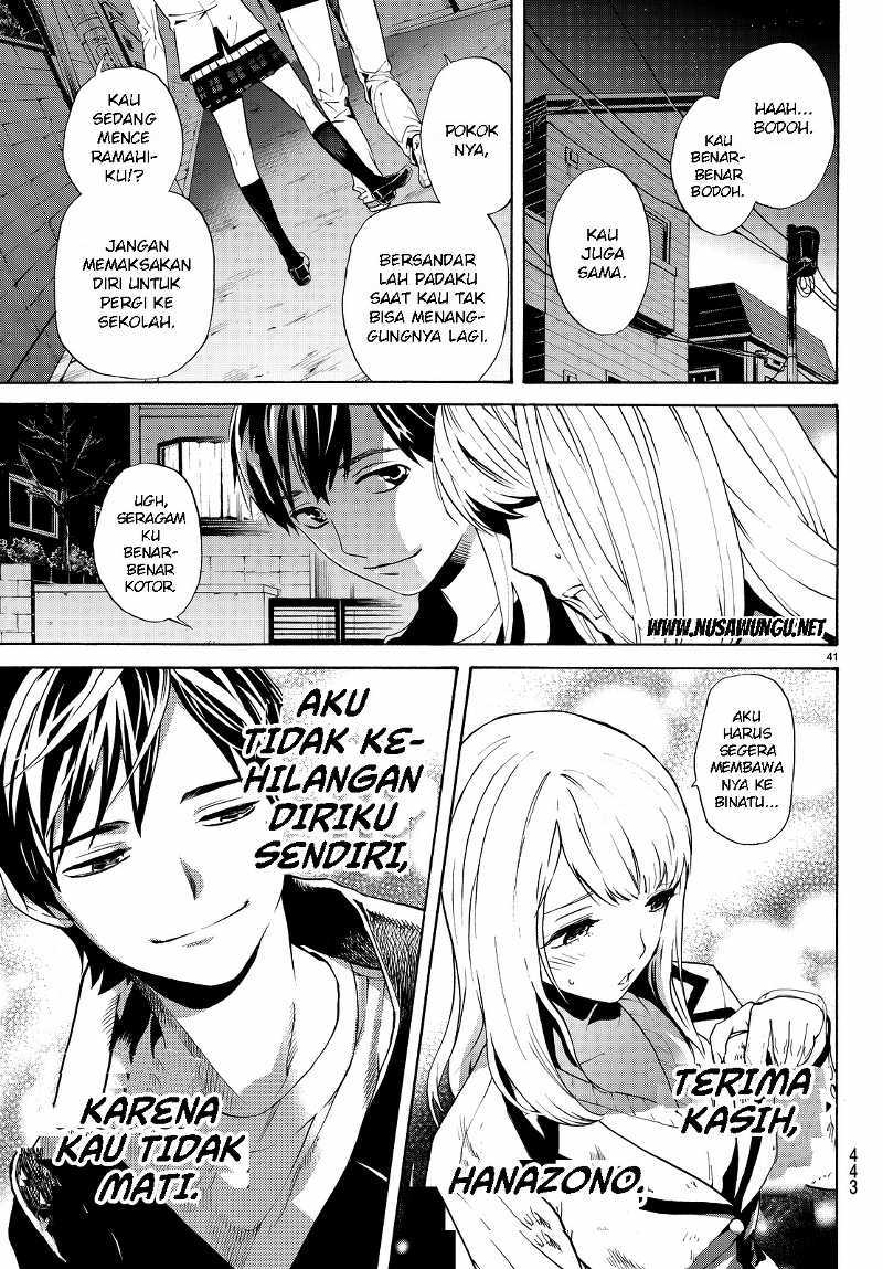 Konya wa Tsuki ga Kirei Desu ga, Toriaezu Shi ne Chapter 04 Gambar 42