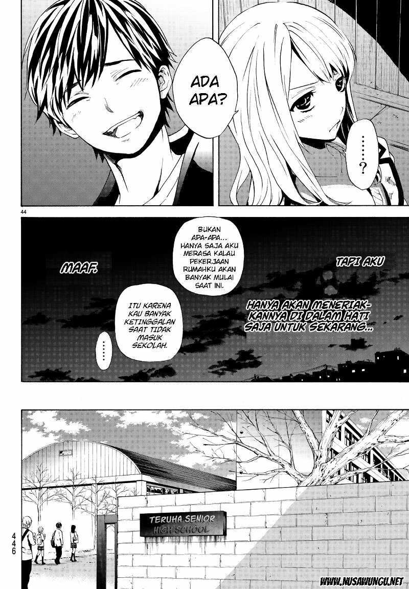 Konya wa Tsuki ga Kirei Desu ga, Toriaezu Shi ne Chapter 04 Gambar 44