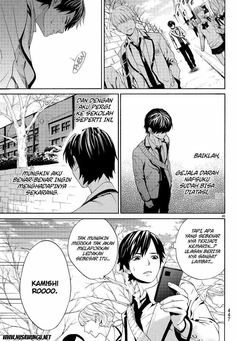 Konya wa Tsuki ga Kirei Desu ga, Toriaezu Shi ne Chapter 04 Gambar 45