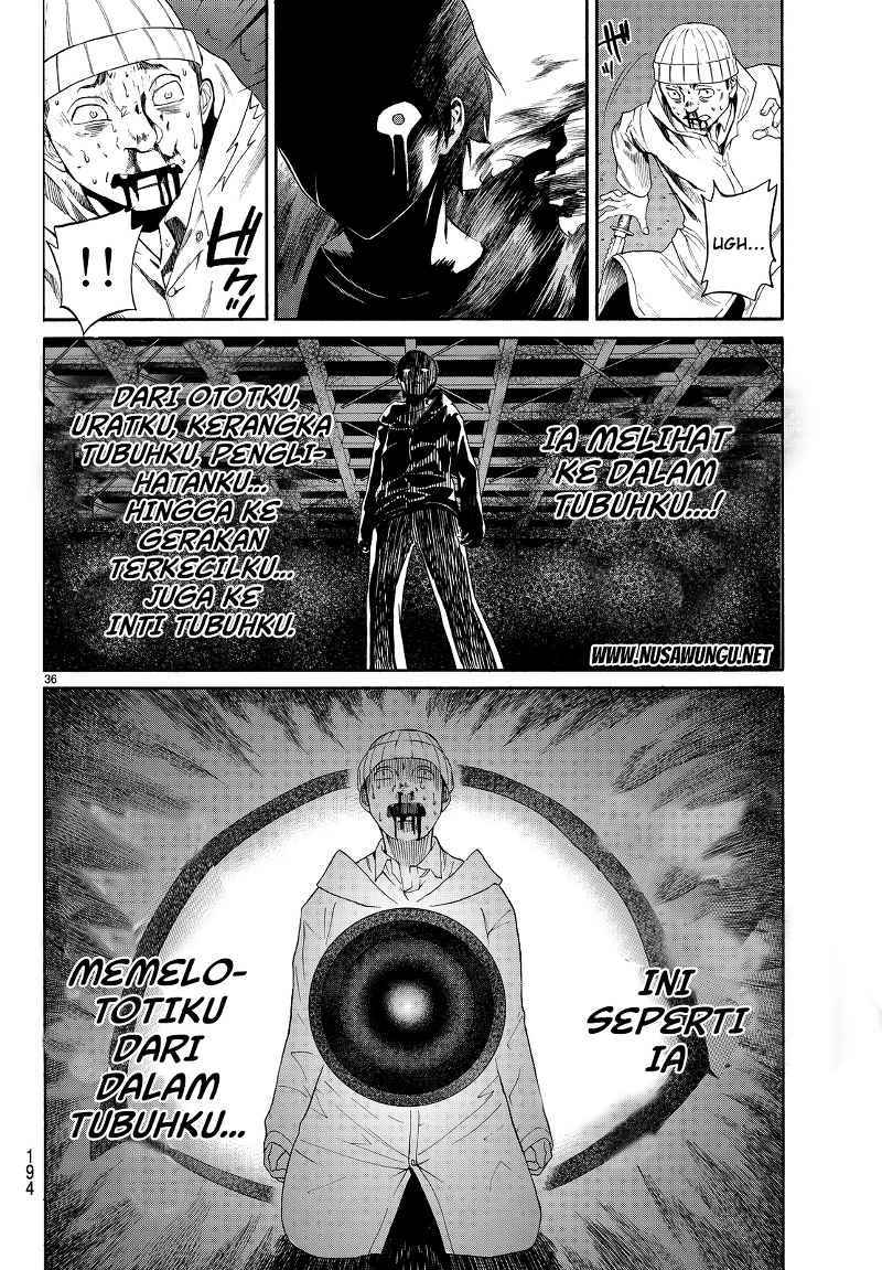 Konya wa Tsuki ga Kirei Desu ga, Toriaezu Shi ne Chapter 03 Gambar 37