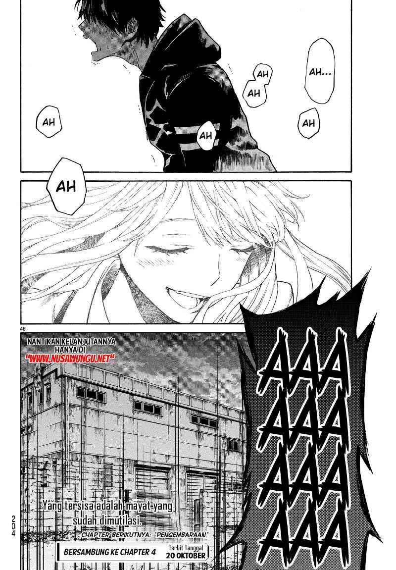 Konya wa Tsuki ga Kirei Desu ga, Toriaezu Shi ne Chapter 03 Gambar 46