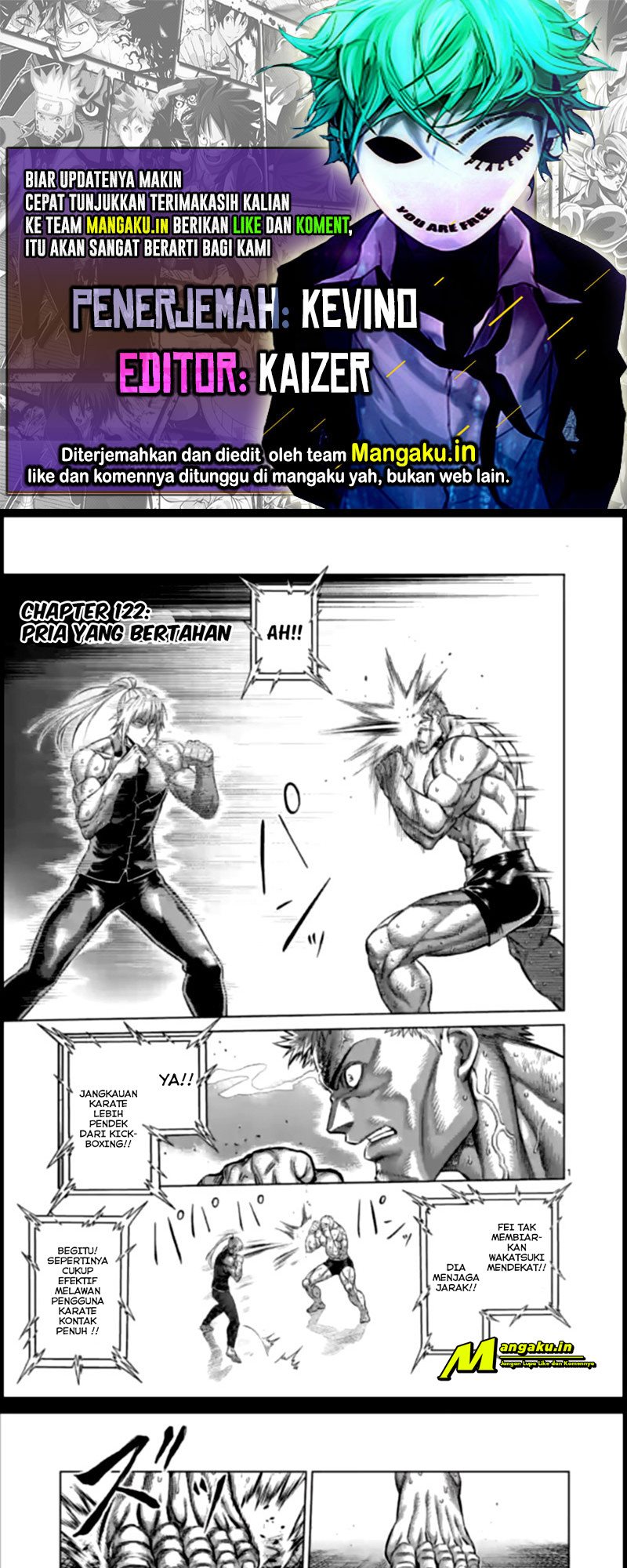Baca Komik Kengan Omega Chapter 122 Gambar 1