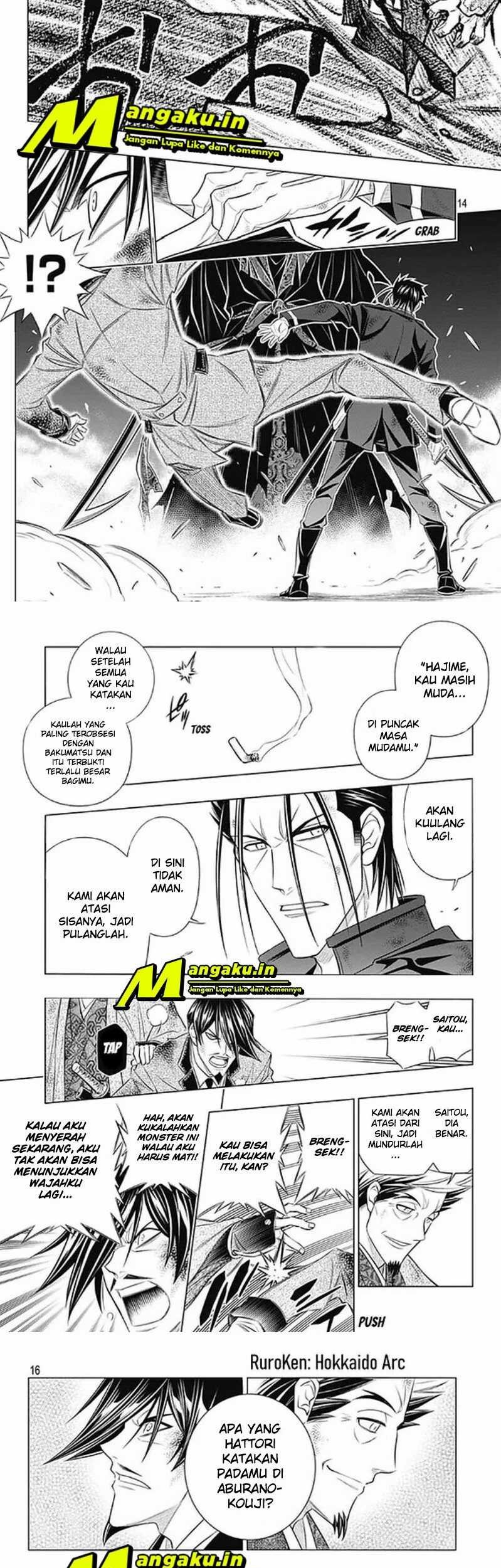 Rurouni Kenshin: Meiji Kenkaku Romantan – Hokkaido-hen Chapter 44 Gambar 9
