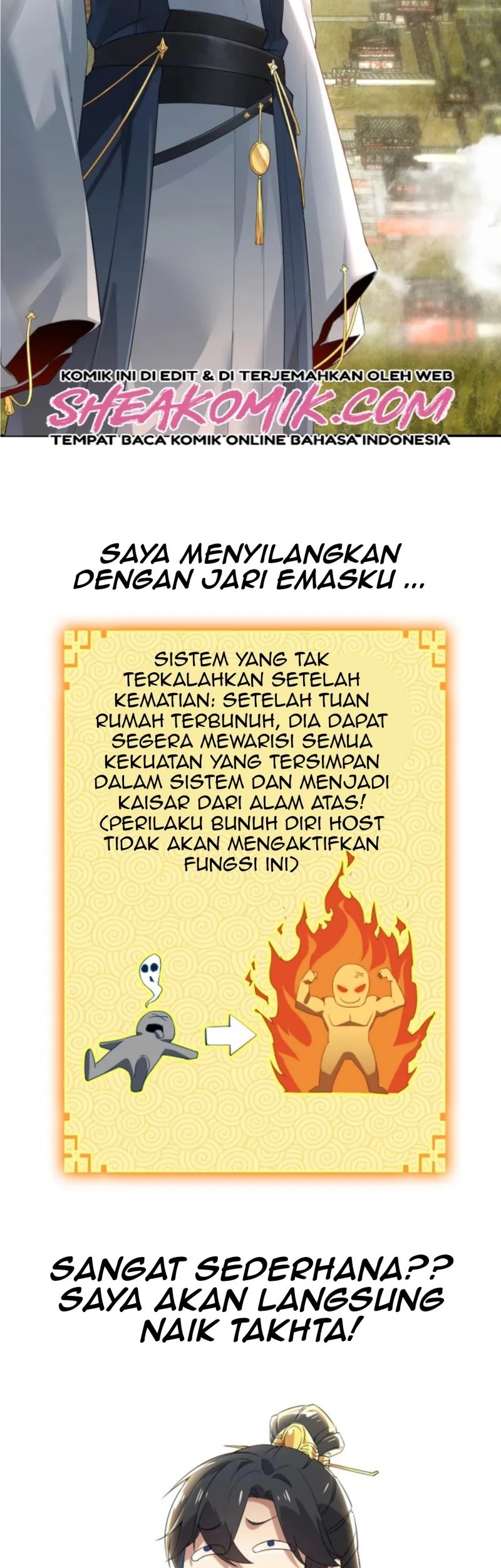 If I Don’t Die, I’ll Be Invincible Chapter 00.1 Gambar 3