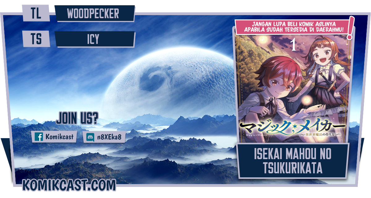 Baca Komik Magic Maker – Isekai Mahou no Tsukurikata Chapter 01.2 Gambar 1