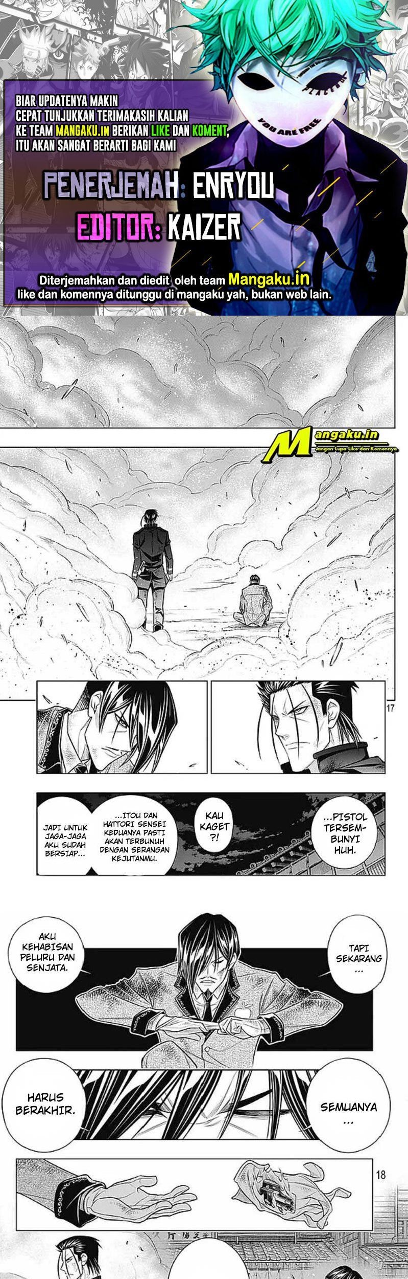 Baca Komik Rurouni Kenshin: Meiji Kenkaku Romantan – Hokkaido-hen Chapter 45.2 Gambar 1