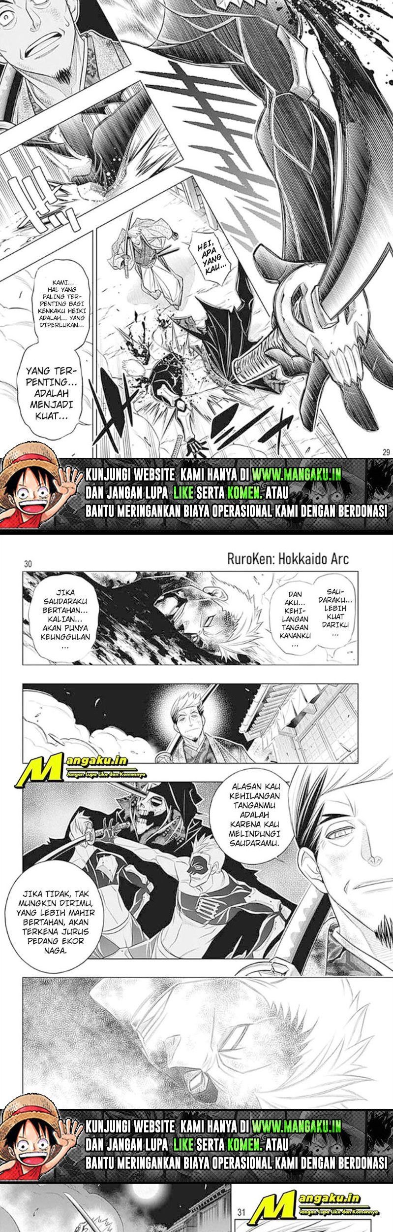 Rurouni Kenshin: Meiji Kenkaku Romantan – Hokkaido-hen Chapter 45.2 Gambar 9